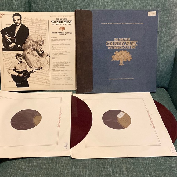 Country Music Foundation Official Archive Collection on Red Vinyl albums 1 & 2 - Picture 1 of 16